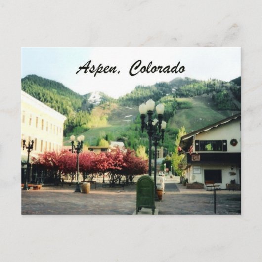 Aspen, Colorado Postkarte (Vorderseite)