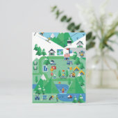 Aspen Colorado Postkarte (Stehend Vorderseite)