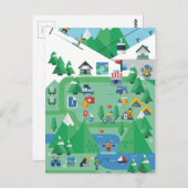 Aspen Colorado Postkarte (Vorne/Hinten)