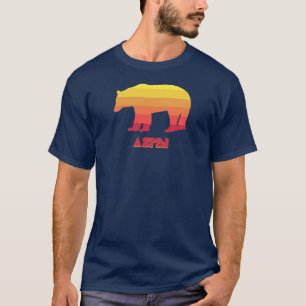 Aspen Colorado Regenbär T-Shirt