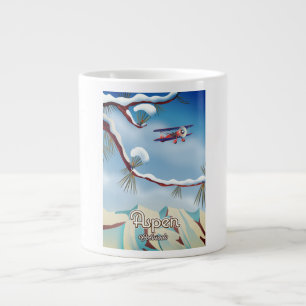 Aspen Colorado Reiseplakat Jumbo-Tasse