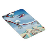 Aspen Colorado Reiseplakat Magnet (Rechte Seite)