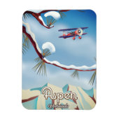 Aspen Colorado Reiseplakat Magnet (Vertikal)