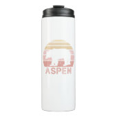 Aspen Colorado Retro Bär Thermosbecher (Vorderseite)