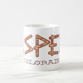Aspen Colorado rustikale Tasse (Mittel)