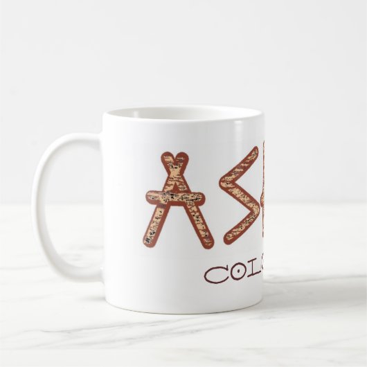 Aspen Colorado rustikale Tasse (Links)
