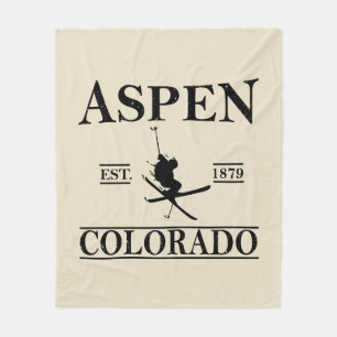 Aspen Colorado ski Fleecedecke