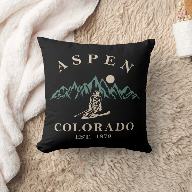 Aspen Colorado ski Kissen (Decke)