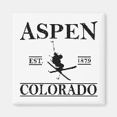 Aspen Colorado ski Magnet (Vorne)
