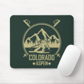 Aspen Colorado Ski Mousepad (Mit Mouse)