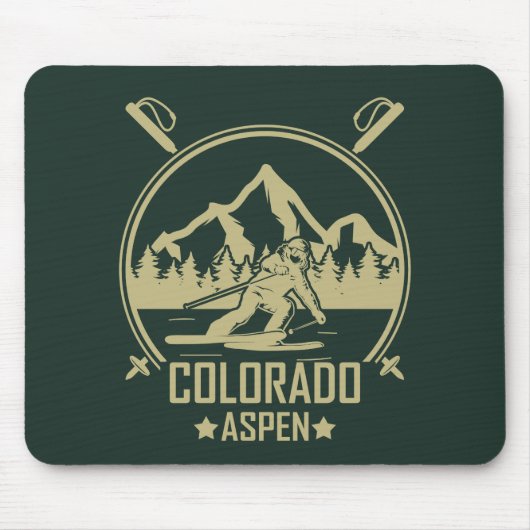 Aspen Colorado Ski Mousepad (Vorne)