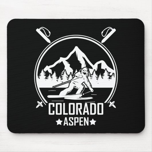 Aspen Colorado ski Mousepad (Vorne)