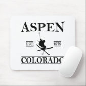 Aspen Colorado ski Mousepad (Mit Mouse)