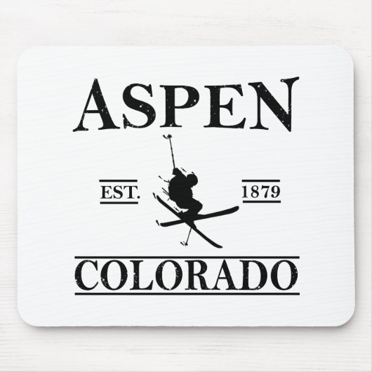 Aspen Colorado ski Mousepad (Vorne)