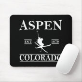 Aspen Colorado ski Mousepad (Mit Mouse)