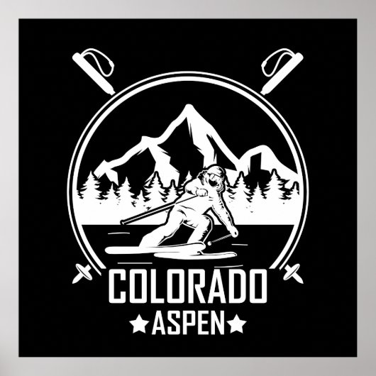 Aspen Colorado ski Poster (Vorne)