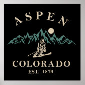Aspen Colorado ski Poster (Vorne)