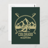 Aspen Colorado Ski Postkarte (Vorne/Hinten)
