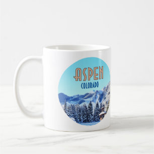 Aspen Colorado Ski Resort Berge Kaffeetasse