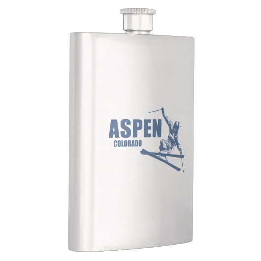 Aspen Colorado Skier Flachmann (Rechts)