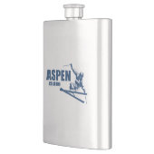 Aspen Colorado Skier Flachmann (Links)