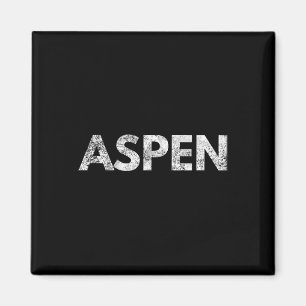 Aspen Colorado Skifahren Snowboarden Backcountry Magnet