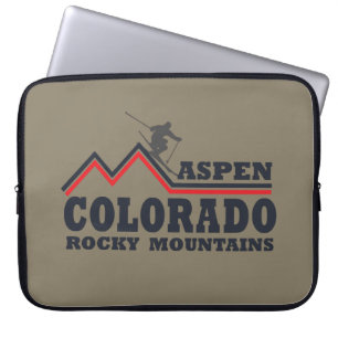 Aspen Colorado Skiort Laptopschutzhülle