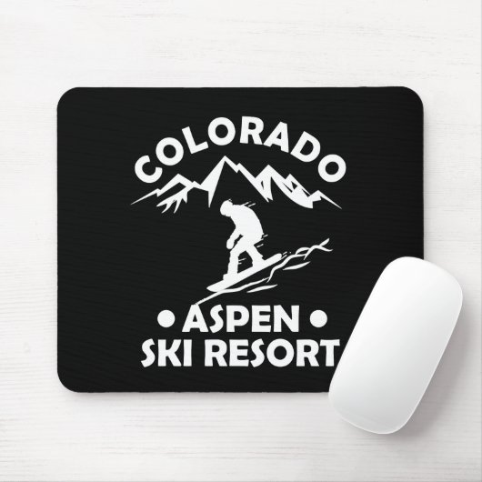 Aspen Colorado Skiort Mousepad (Mit Mouse)