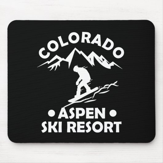 Aspen Colorado Skiort Mousepad (Vorne)