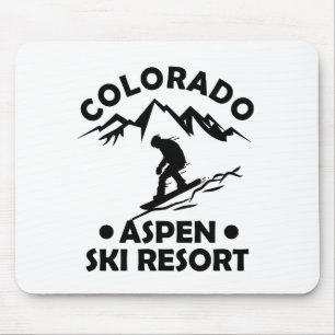 Aspen Colorado Skiort Mousepad