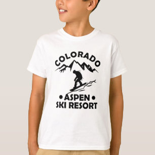 Aspen Colorado Skiort T-Shirt