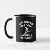 Aspen Colorado Skiort Tasse (Links)