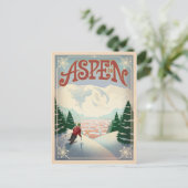 Aspen, Colorado | Skipisten Postkarte (Stehend Vorderseite)