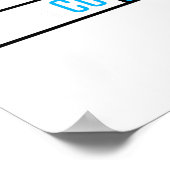 Aspen Colorado Snowboard Box Typ Poster (Ecke)