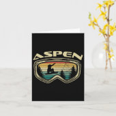 Aspen Colorado Snowboard gestörte Goggles Big Ai Karte (Gelbe Blume)