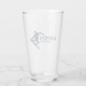Aspen Colorado Snowboarder Glas (Rückseite)