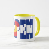 Aspen Colorado Tasse (VorderseiteRechts)