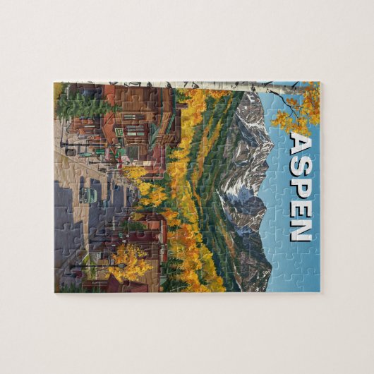 Aspen Colorado Travel Puzzle (Horizontal)