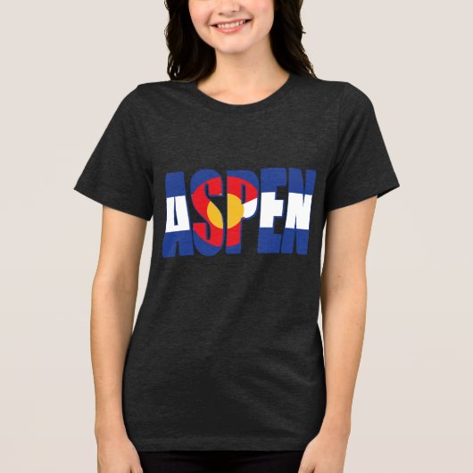 Aspen Colorado Tri-Blend Shirt (Vorderseite)