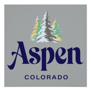 Aspen Colorado Vereinigte Staaten Poster
