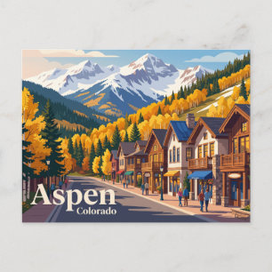 Aspen, Colorado, Vereinigte Staaten Postkarte