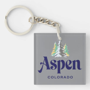 Aspen Colorado Vereinigte Staaten Schlüsselanhänger