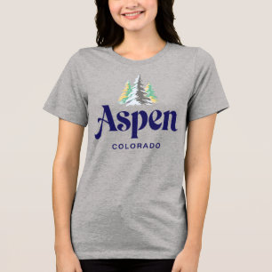 Aspen Colorado Vereinigte Staaten Tri-Blend Shirt