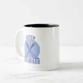 Aspen, Colorado Zweifarbige Tasse (Vorderseite Links)