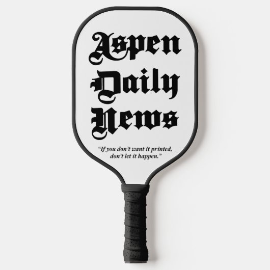 Aspen Daily News Paddle Board (Vorderseite)