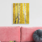 ASPEN FOREST - Aquarell, Leinwand-Druck Leinwanddruck (Insitu (Wohnzimmer))