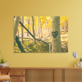 Aspen Forest im Herbst Leinwanddruck (Insitu (Wohnzimmer))