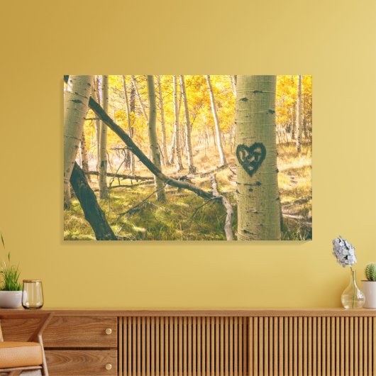 Aspen Forest im Herbst Leinwanddruck (Insitu (Wohnzimmer))