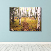 Aspen Forest im Herbst Leinwanddruck (Insitu (Holzboden))