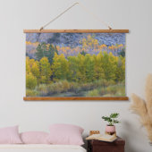 Aspen Forest im Herbst Wandteppich Mit Holzrahmen (Schlafzimmer)